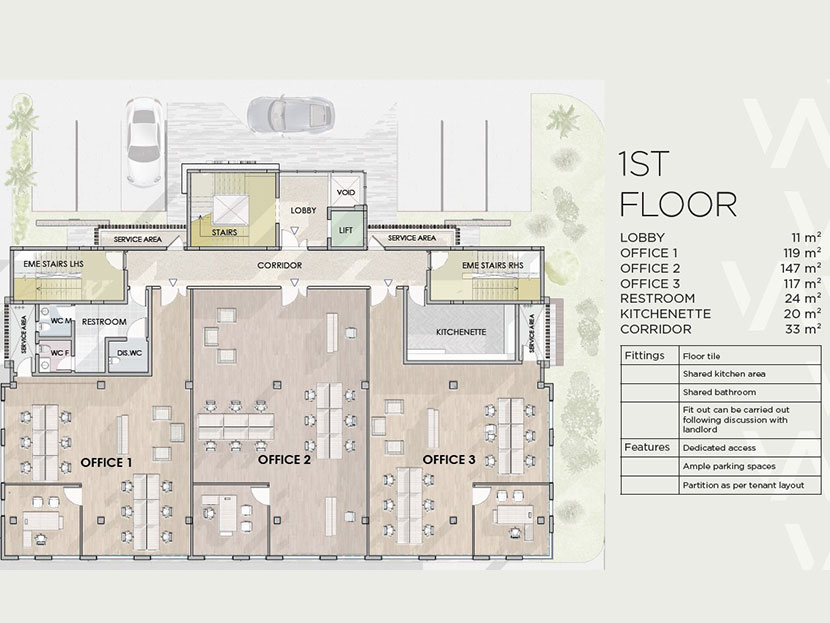 Commercial Space 2nd/3rd floor Grand Bay Grand Bay North